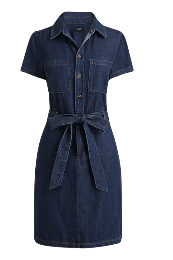 Denim Utility Mini Dress | Fall Fashion at J.Crew Factory